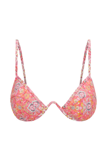Positano Underwire Bikini Top - Tulum Patchwork